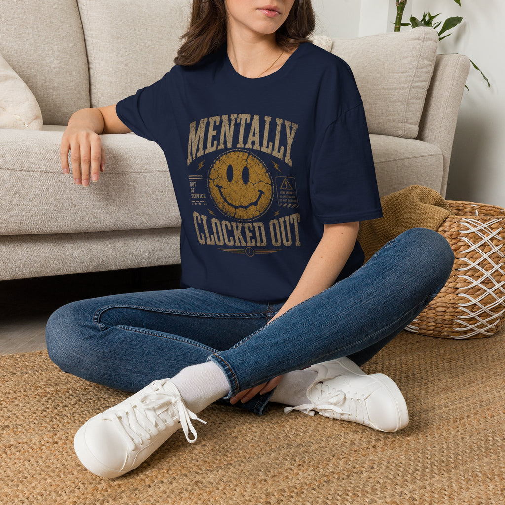 Happy Face Clocked Out T-Shirt