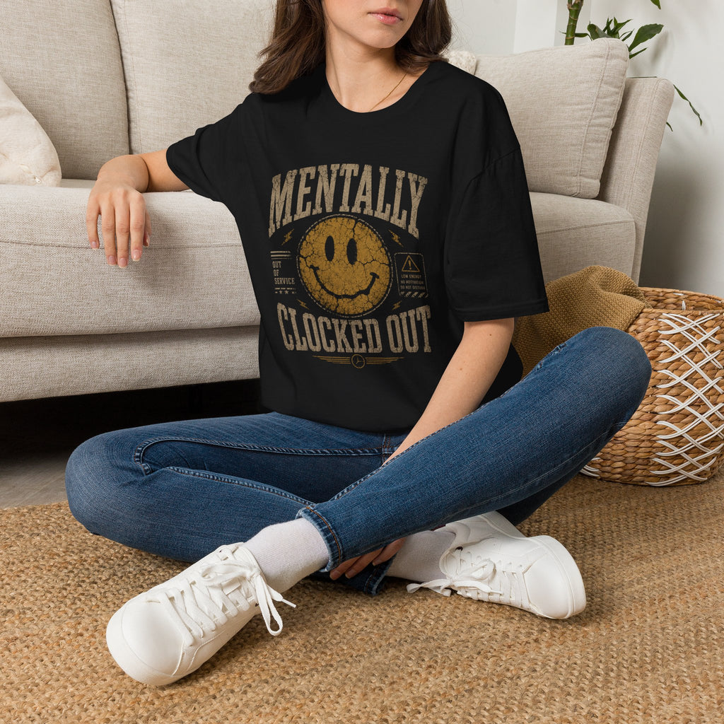 Happy Face Clocked Out T-Shirt