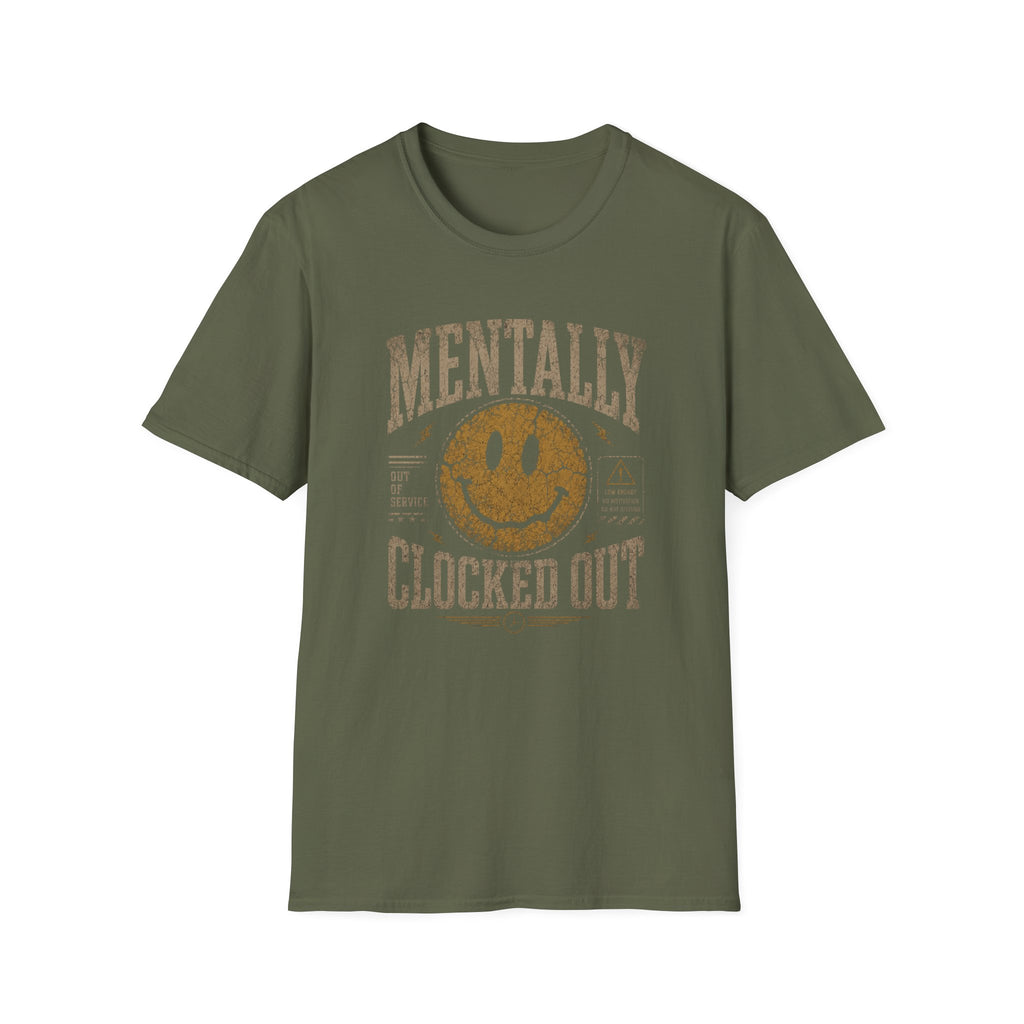 Happy Face Clocked Out T-Shirt