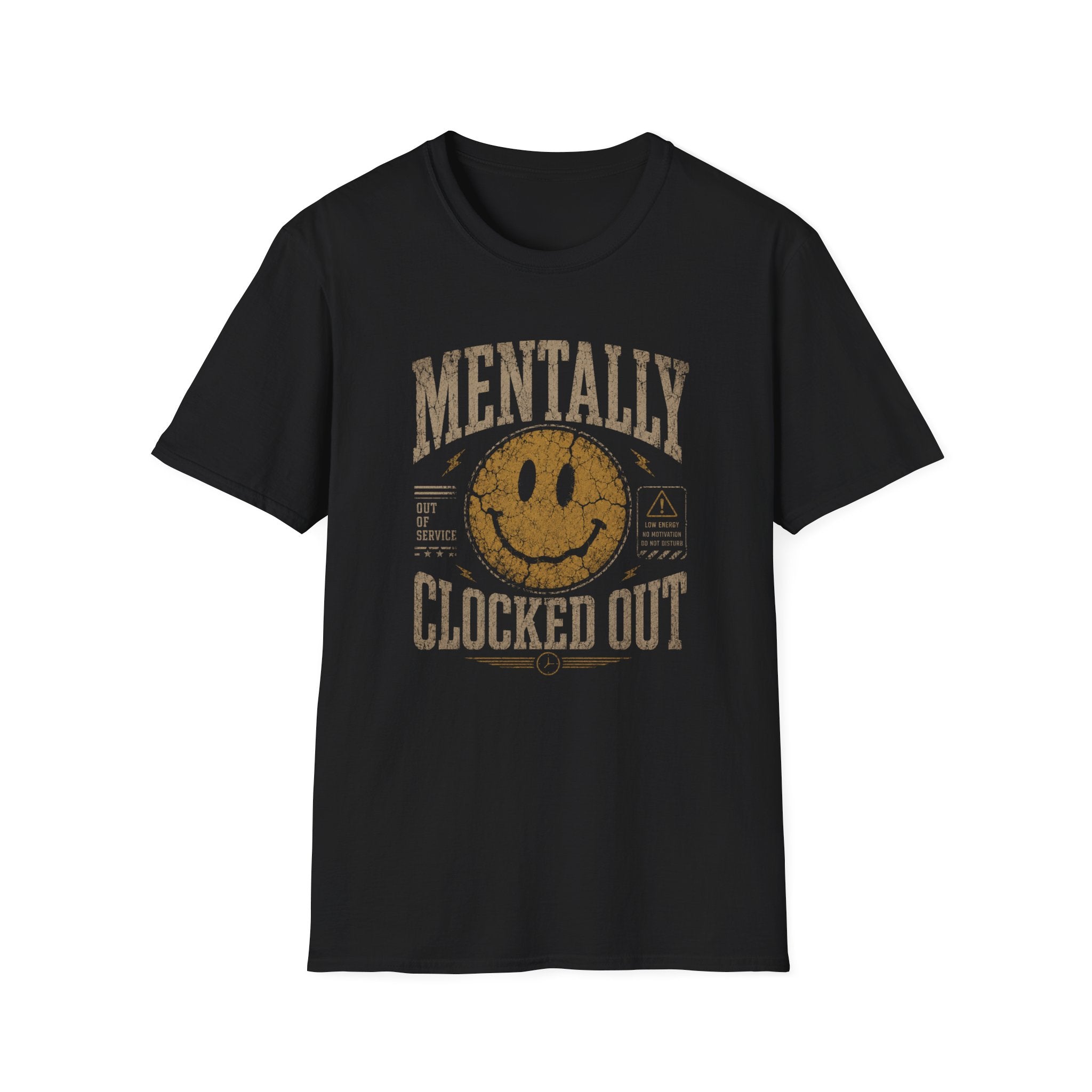 Happy Face Clocked Out T-Shirt
