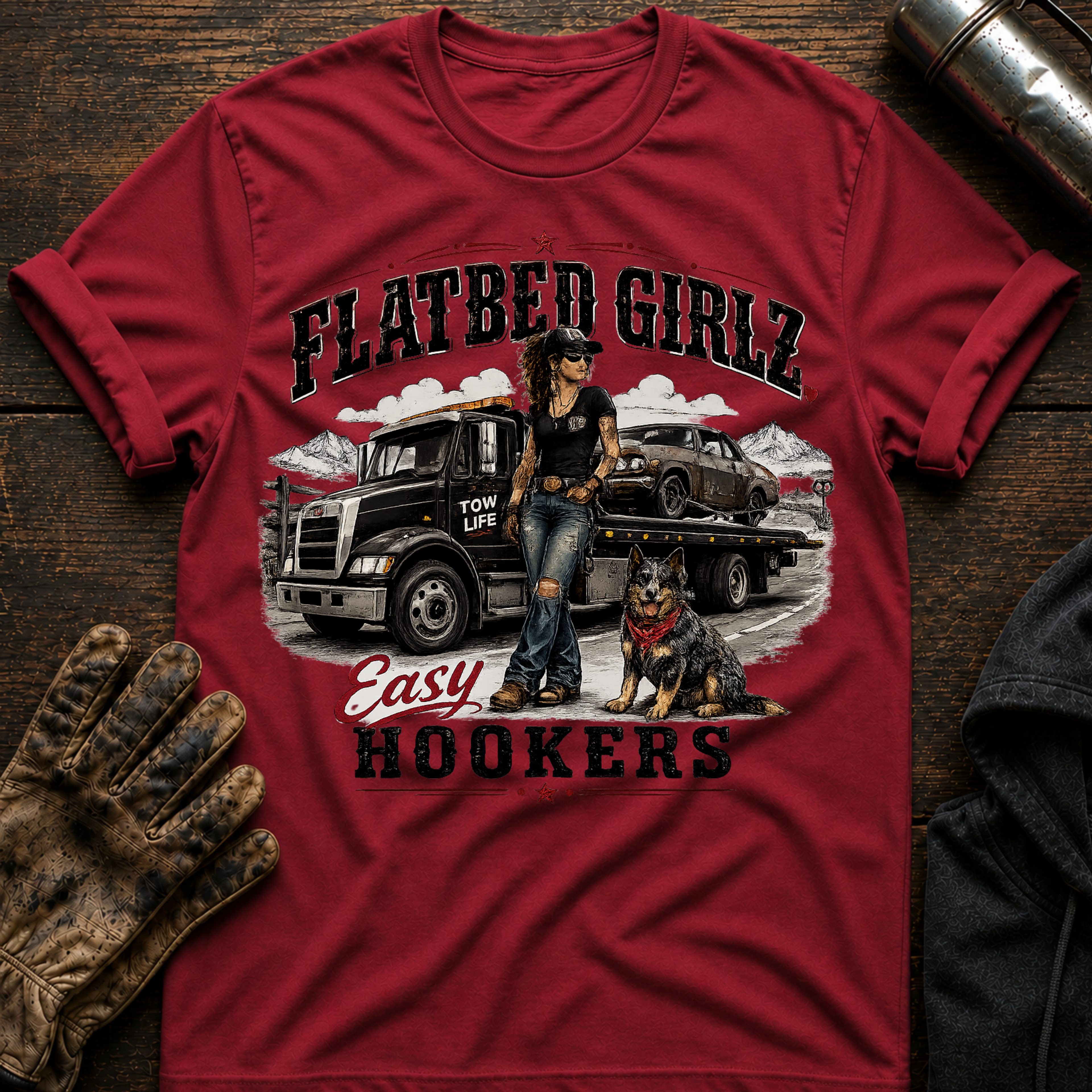 Flatbed Girlz Softstyle T-Shirt