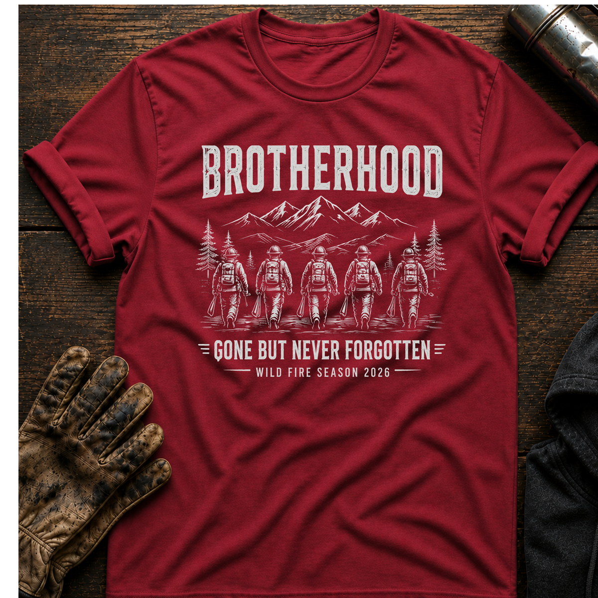 Fire Crew Never Forgotten T-Shirt