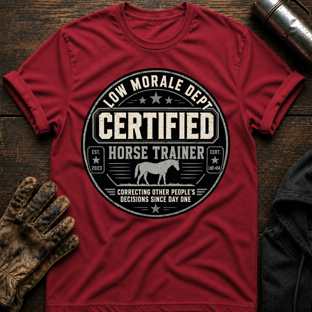 Horse Correcting Day T-Shirt