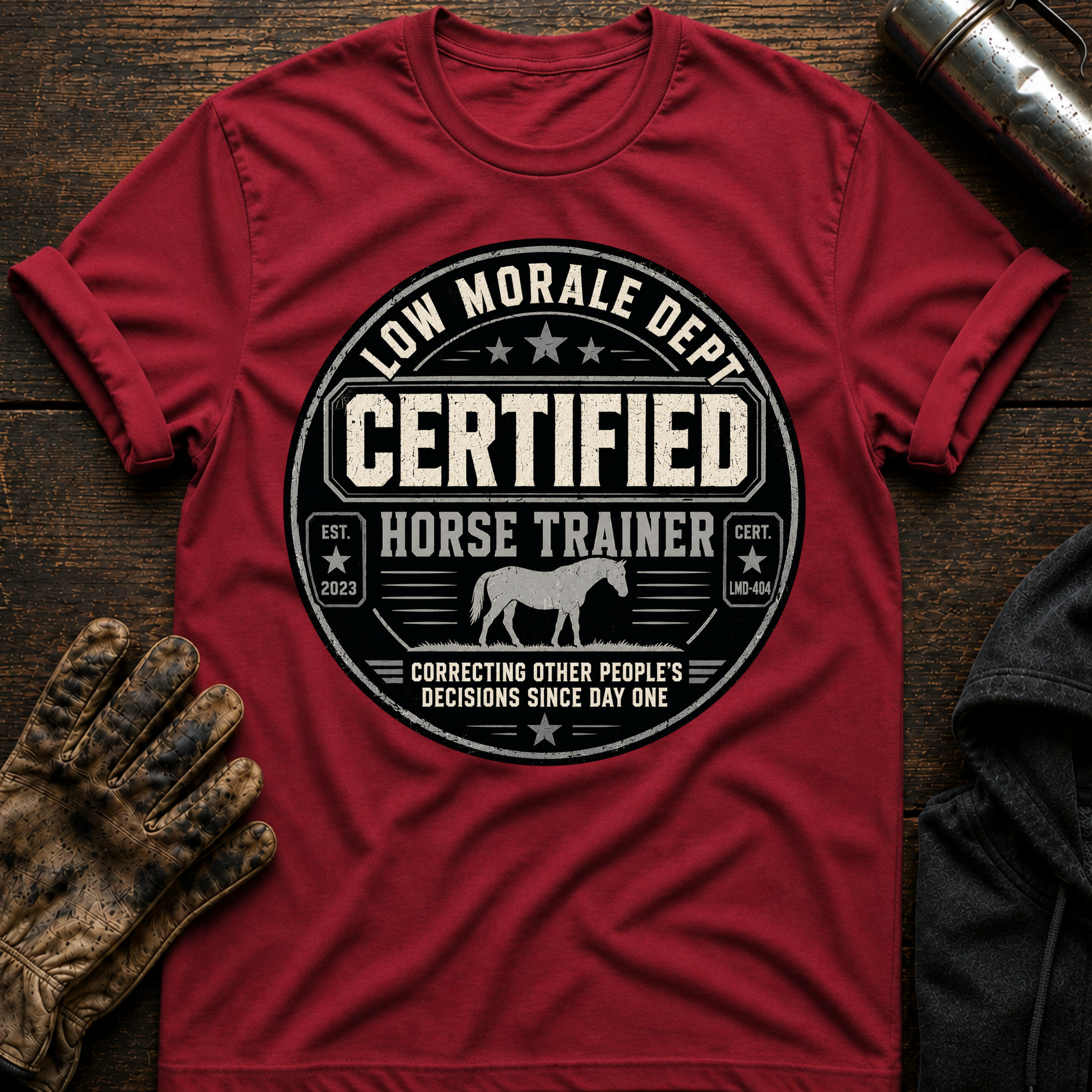 Horse Correcting Day T-Shirt
