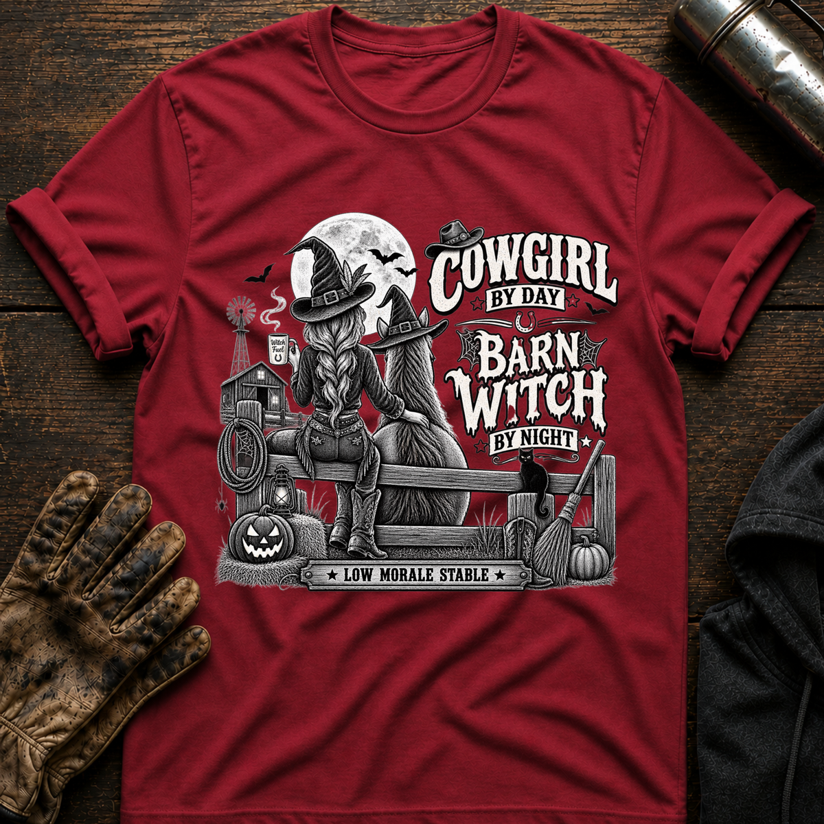Barn Witch By Night T-Shirt