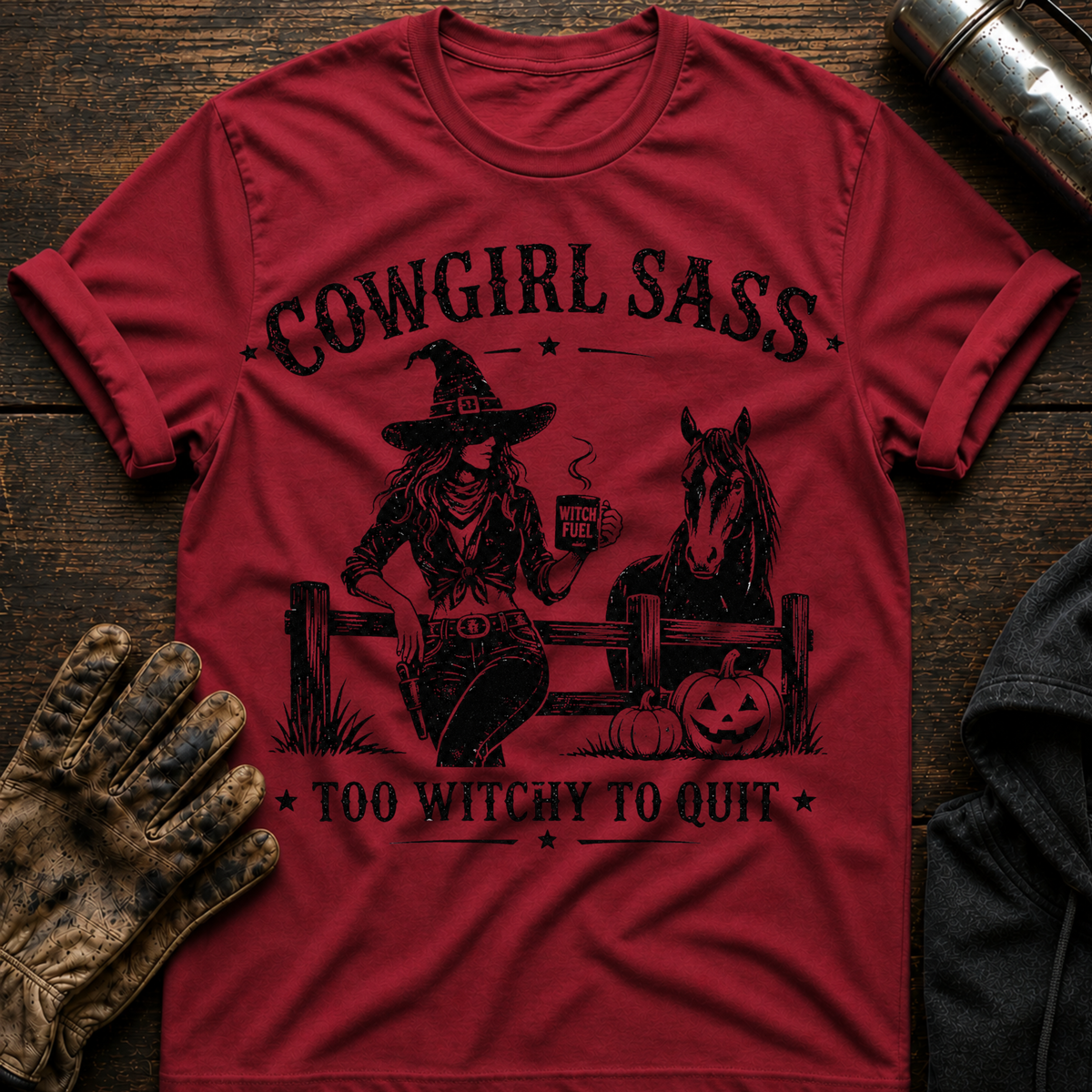 Cowgirl Sassy Witch T-Shirt