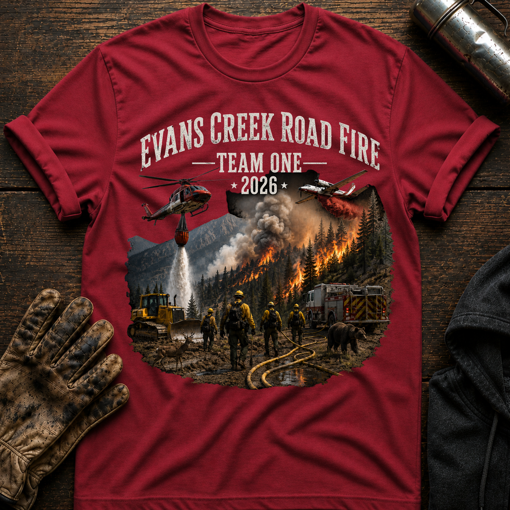 Evans Creek Road Fire T-Shirt