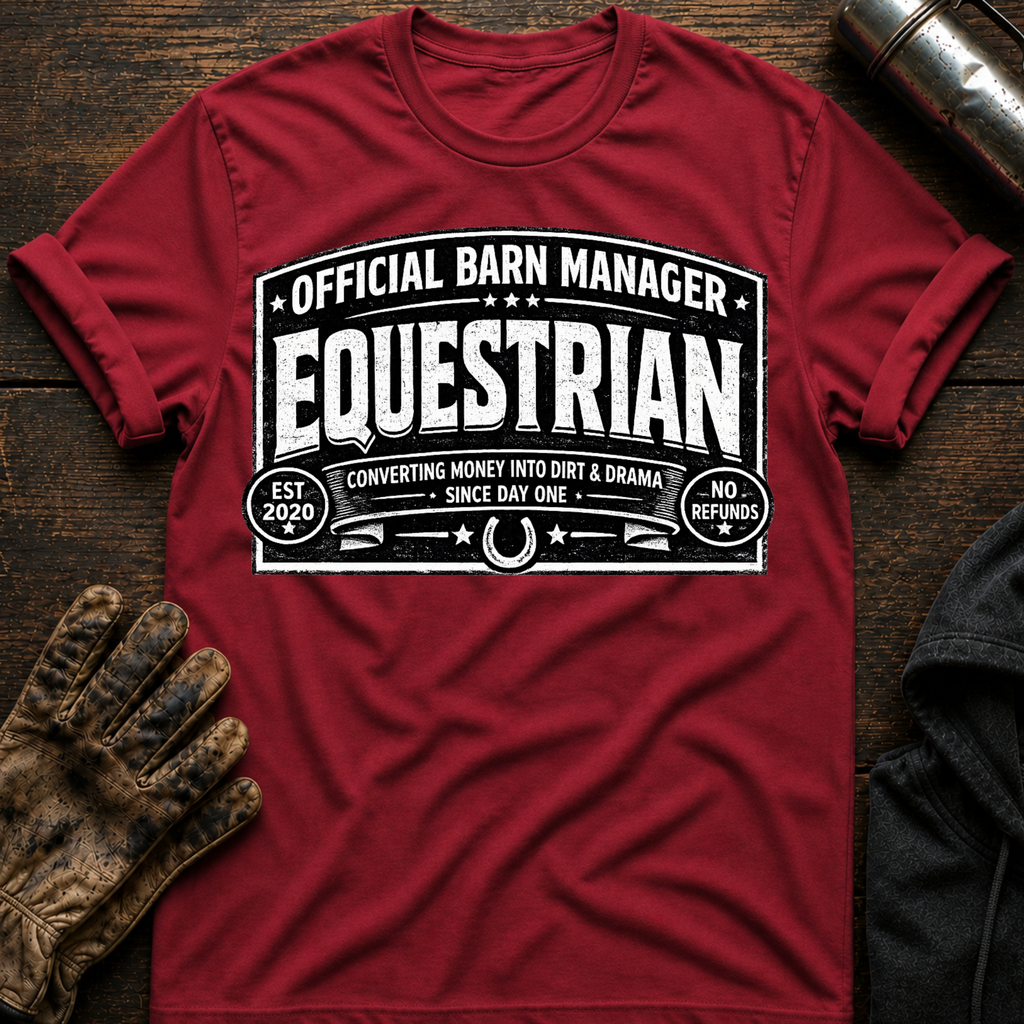 Barn Manager Dirt T-Shirt