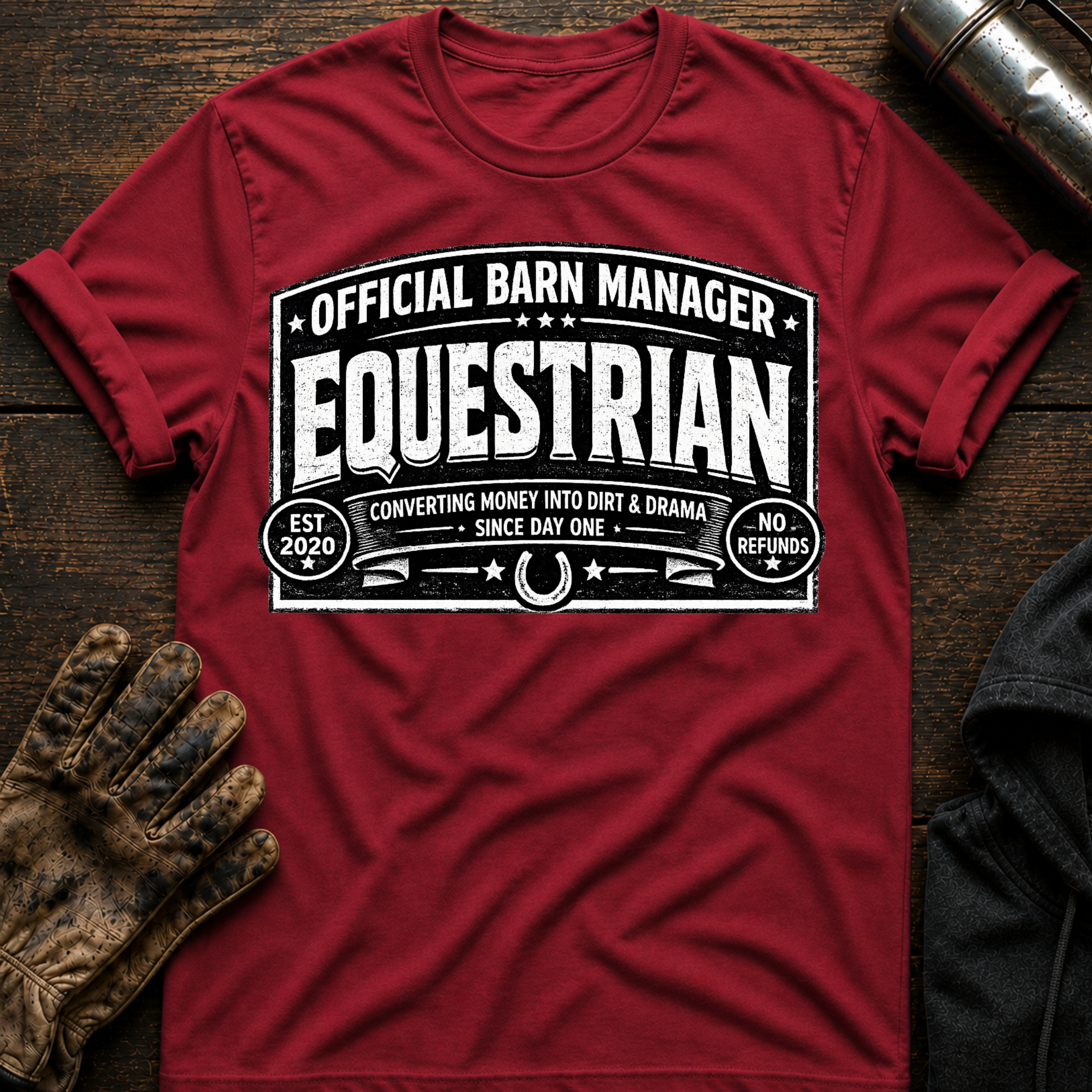 Barn Manager Dirt T-Shirt