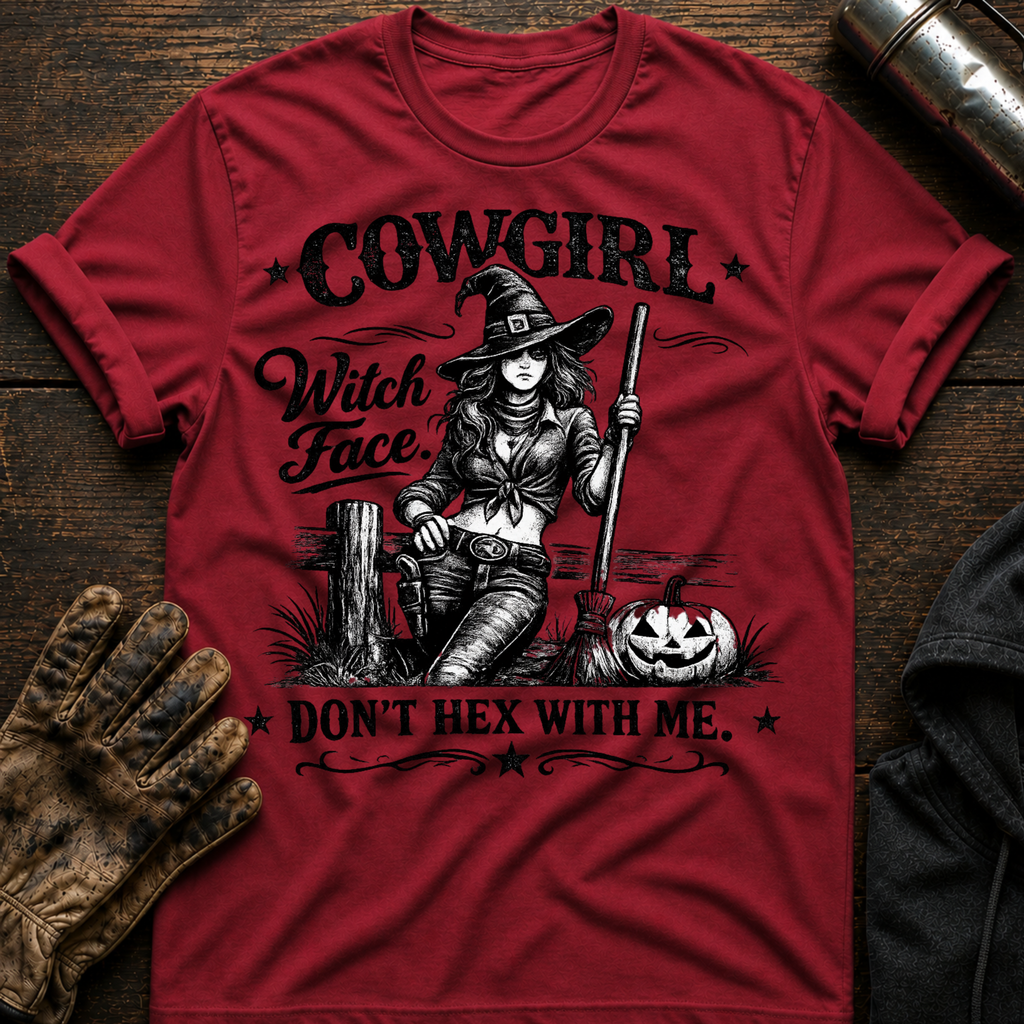 Cowgirl Witch Face T-Shirt