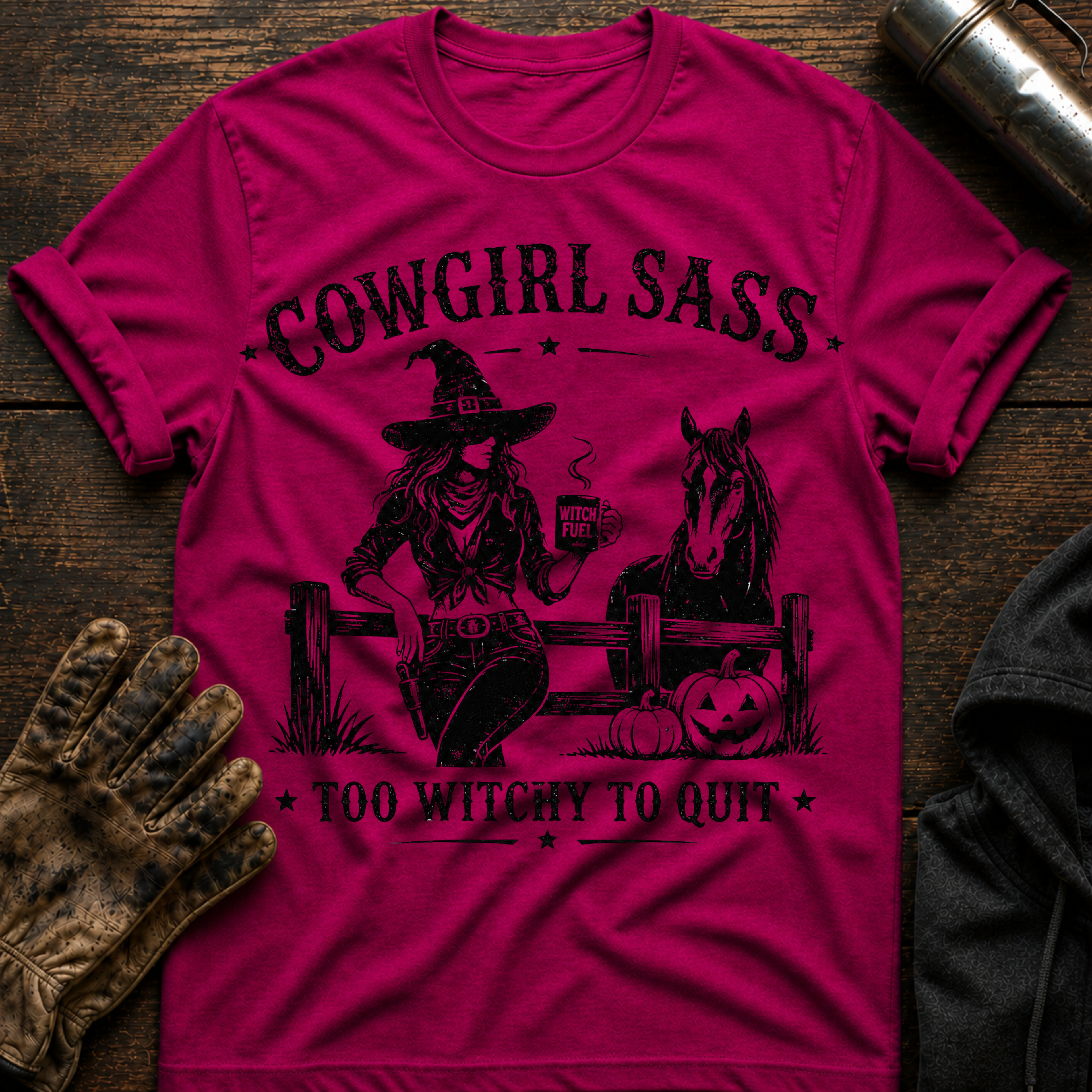Cowgirl Sassy Witch T-Shirt