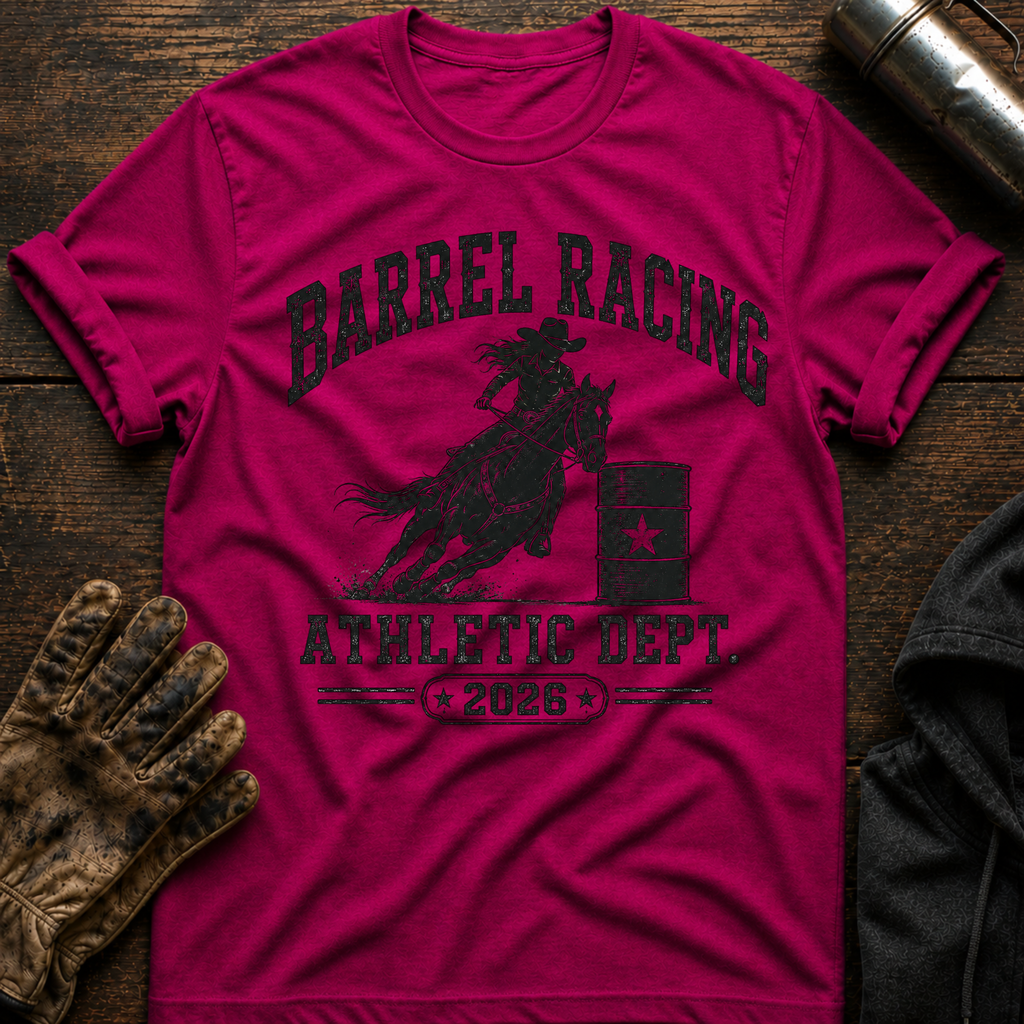 Barrel Racing Athletic Dept T-Shirt