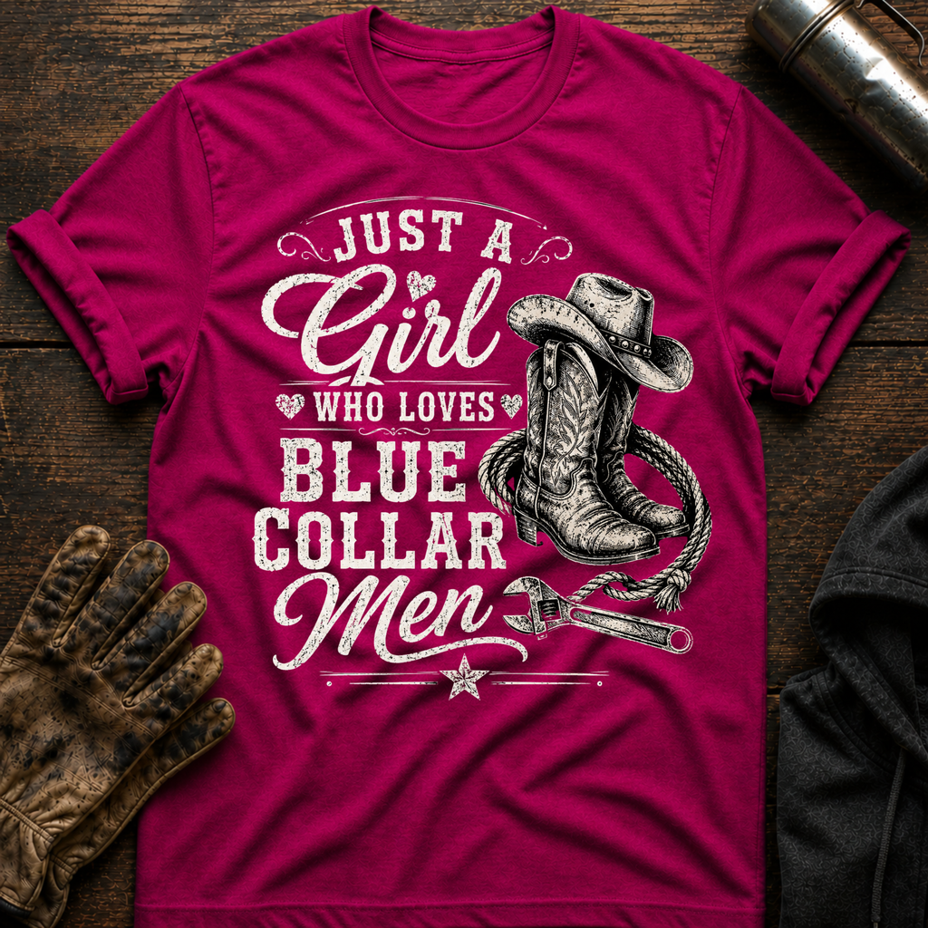 Loves Blue Collar T-Shirt
