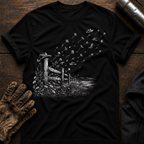 Wooden Fence Flowers T-Shirt
