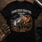 Evans Creek Road Fire T-Shirt