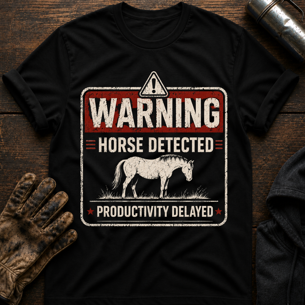 Horse Detected T-Shirt