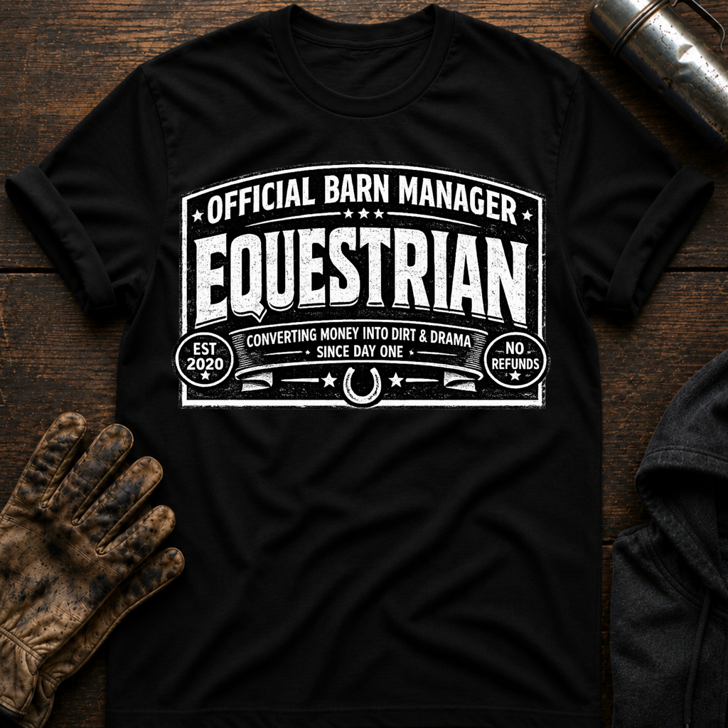 Barn Manager Dirt T-Shirt