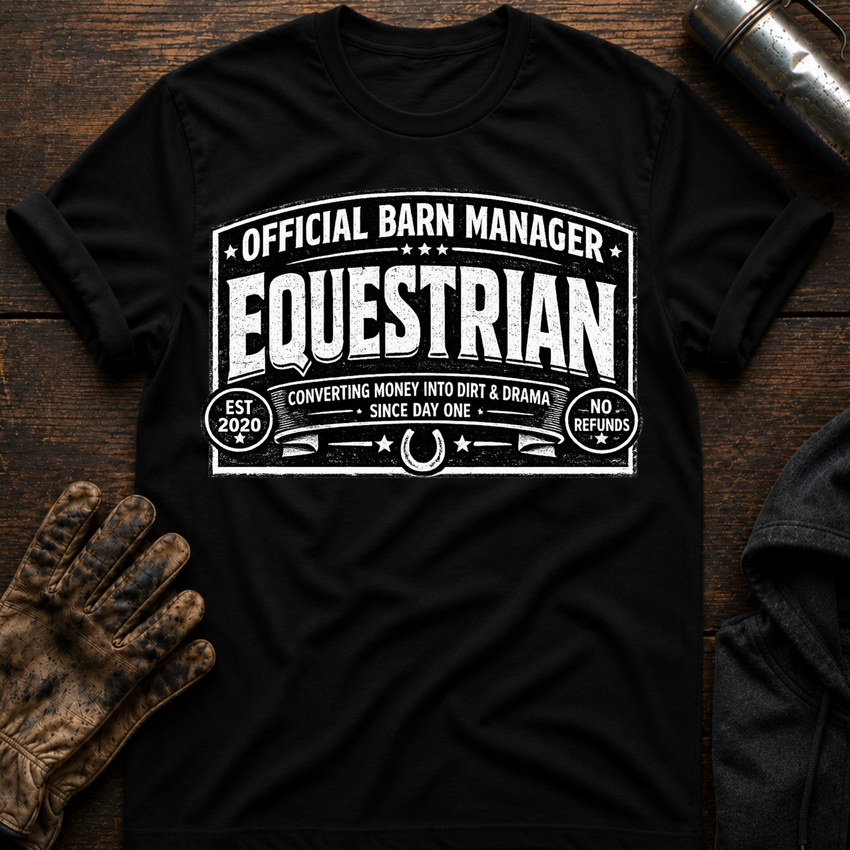 Barn Manager Dirt T-Shirt