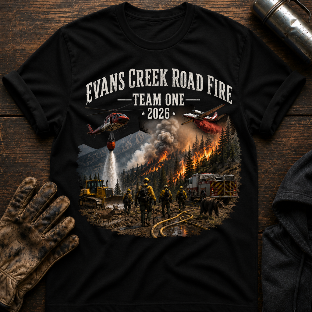 Evans Creek Road Fire T-Shirt