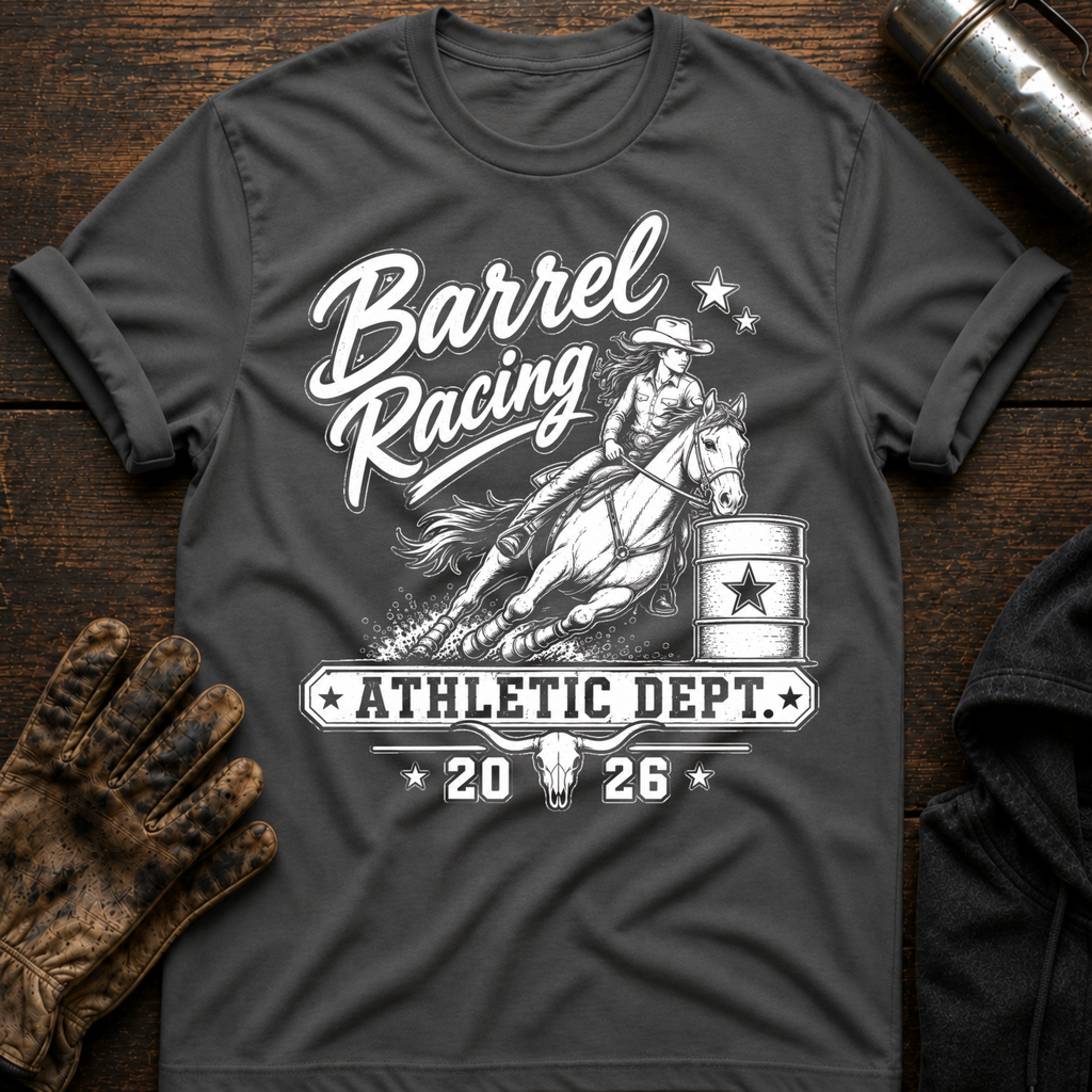 Barrel Racing Athletic T-Shirt