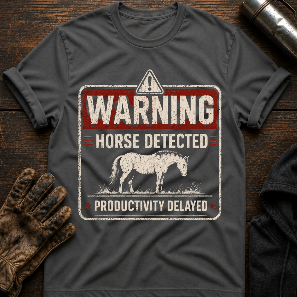 Horse Detected T-Shirt