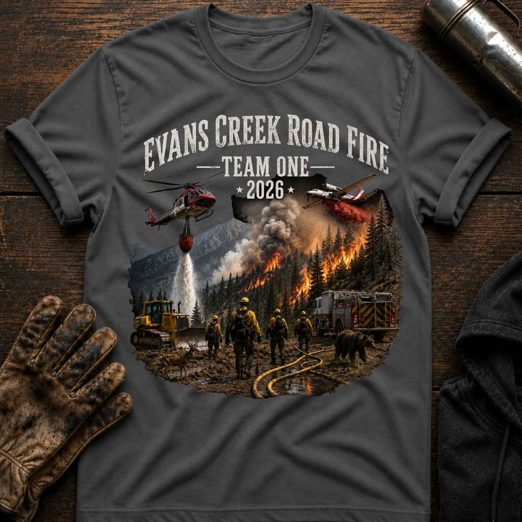 Evans Creek Road Fire T-Shirt