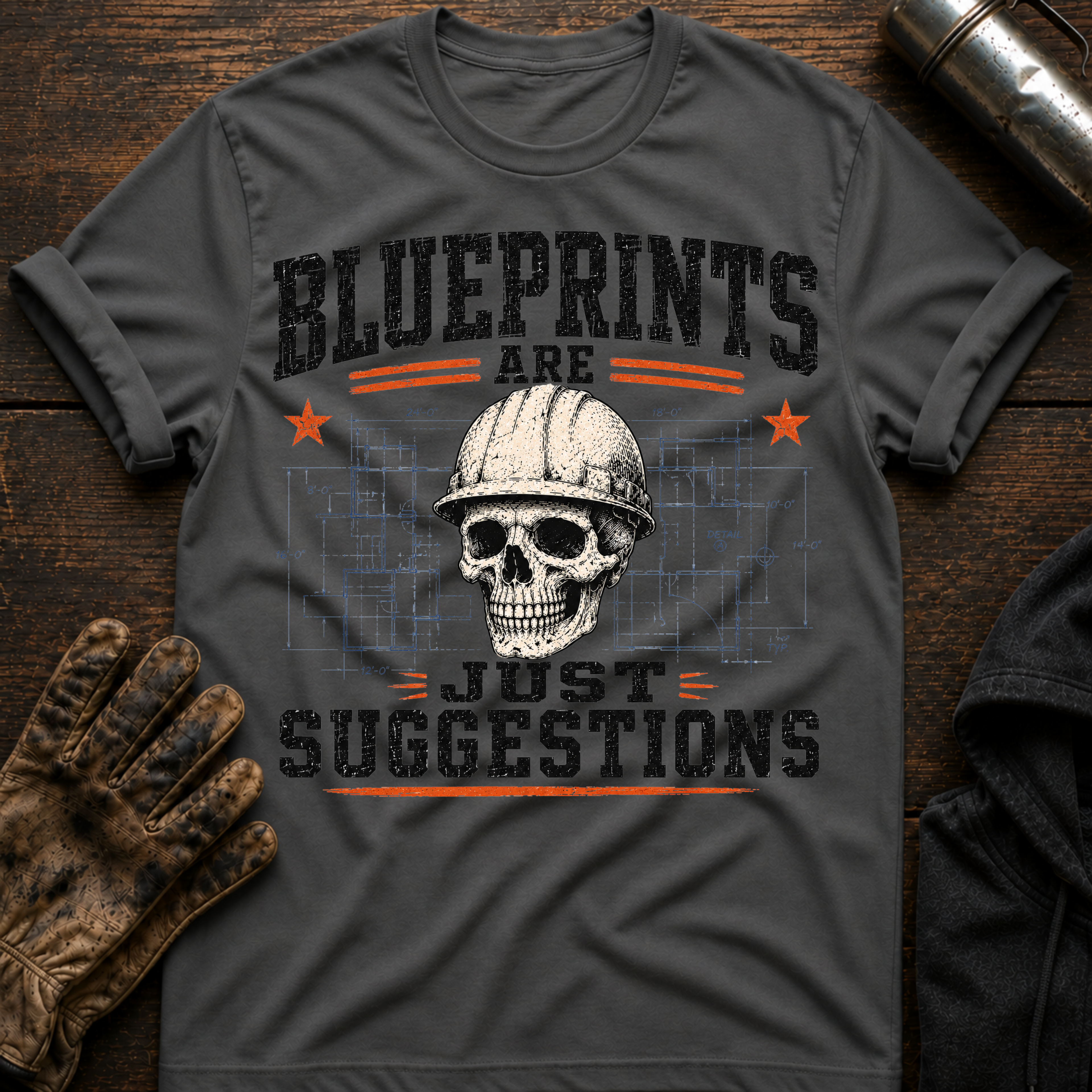Blue Prints T-Shirt