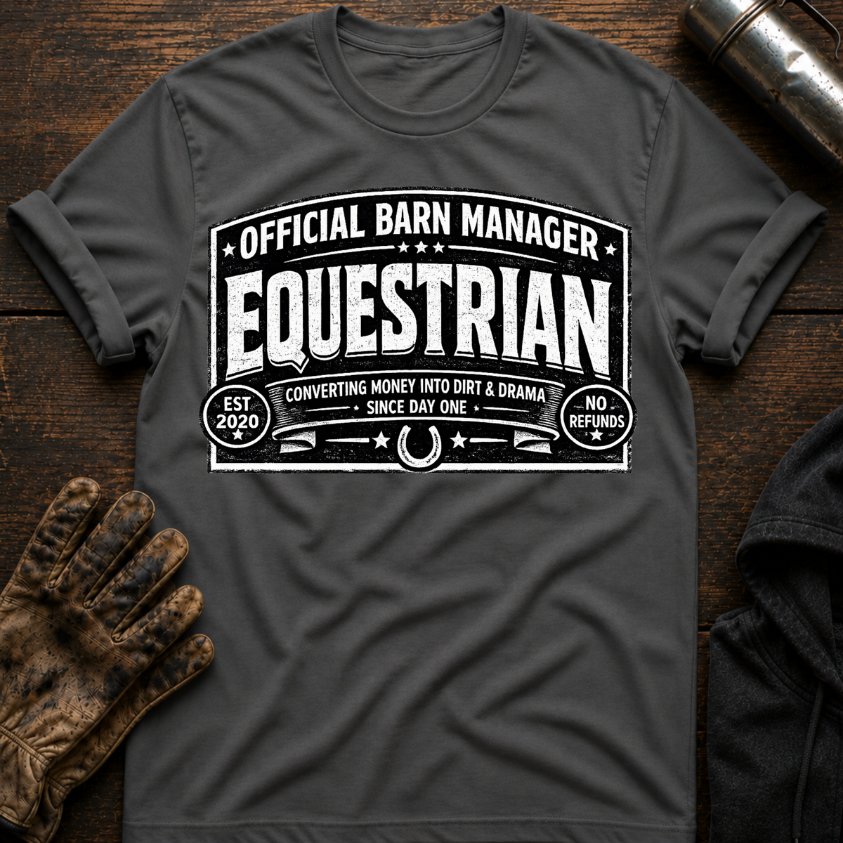 Barn Manager Dirt T-Shirt