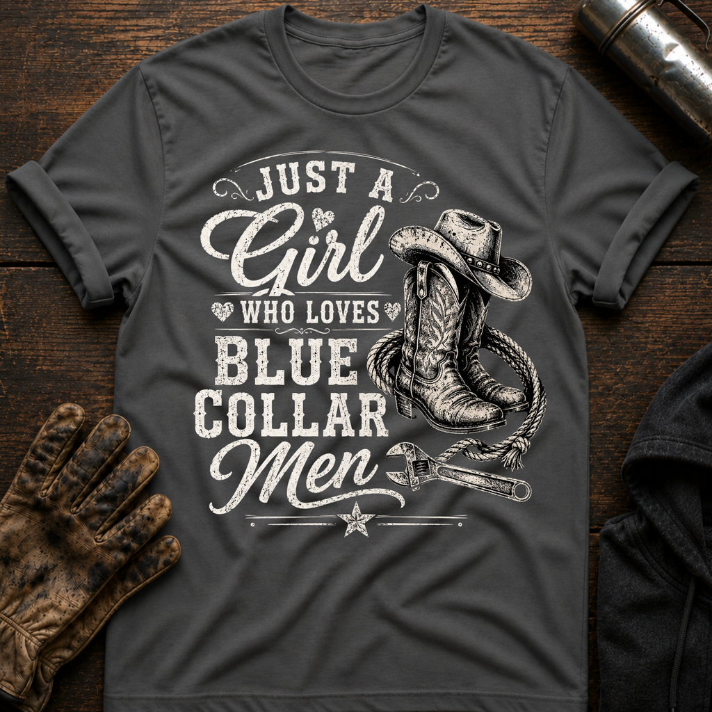 Loves Blue Collar T-Shirt