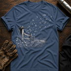 Wooden Fence Flowers T-Shirt