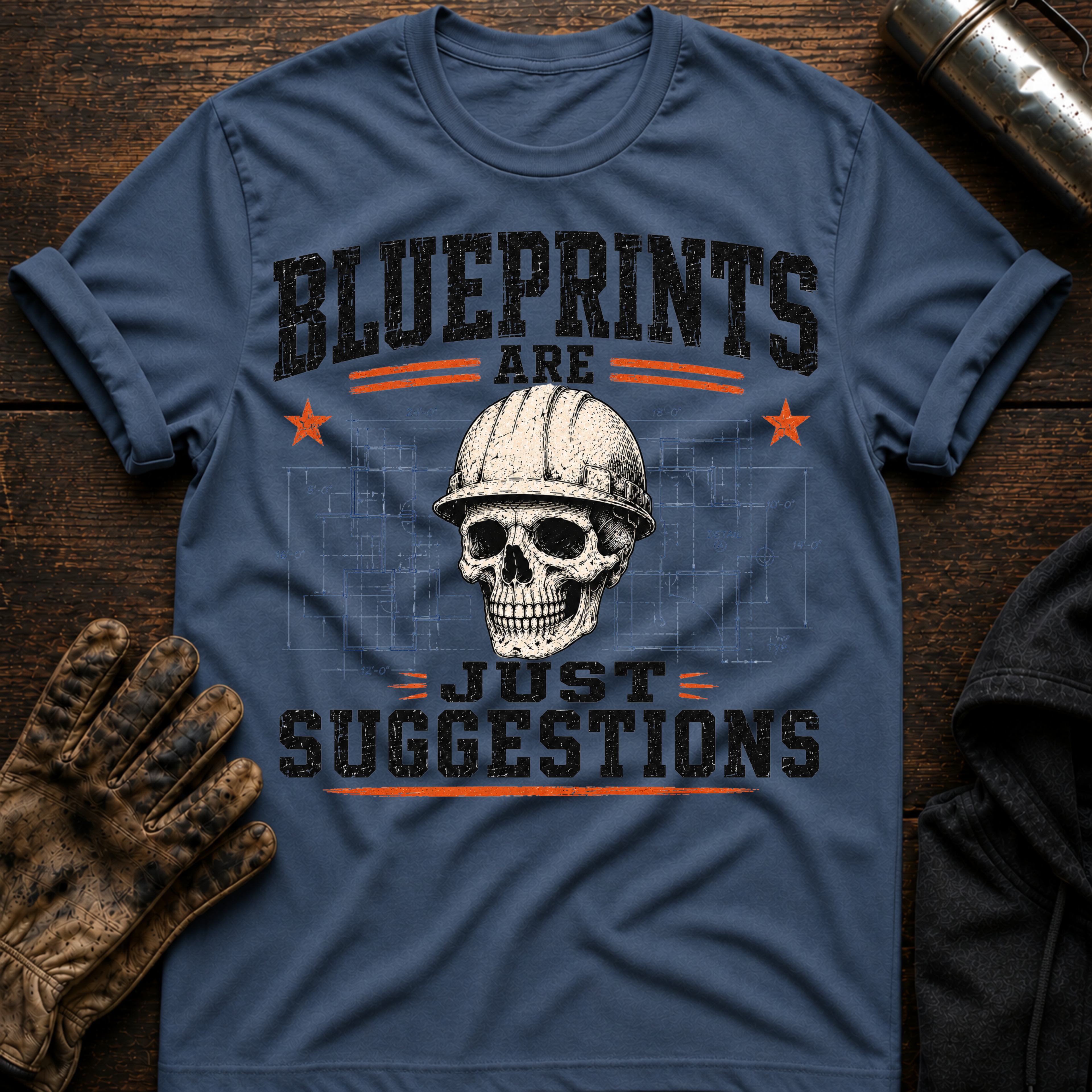 Blue Prints T-Shirt