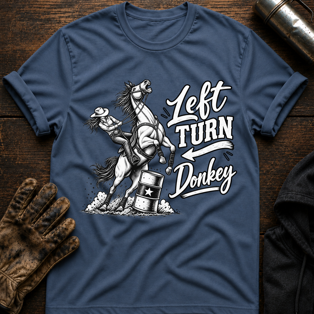 Left Turn Donkey T-Shirt
