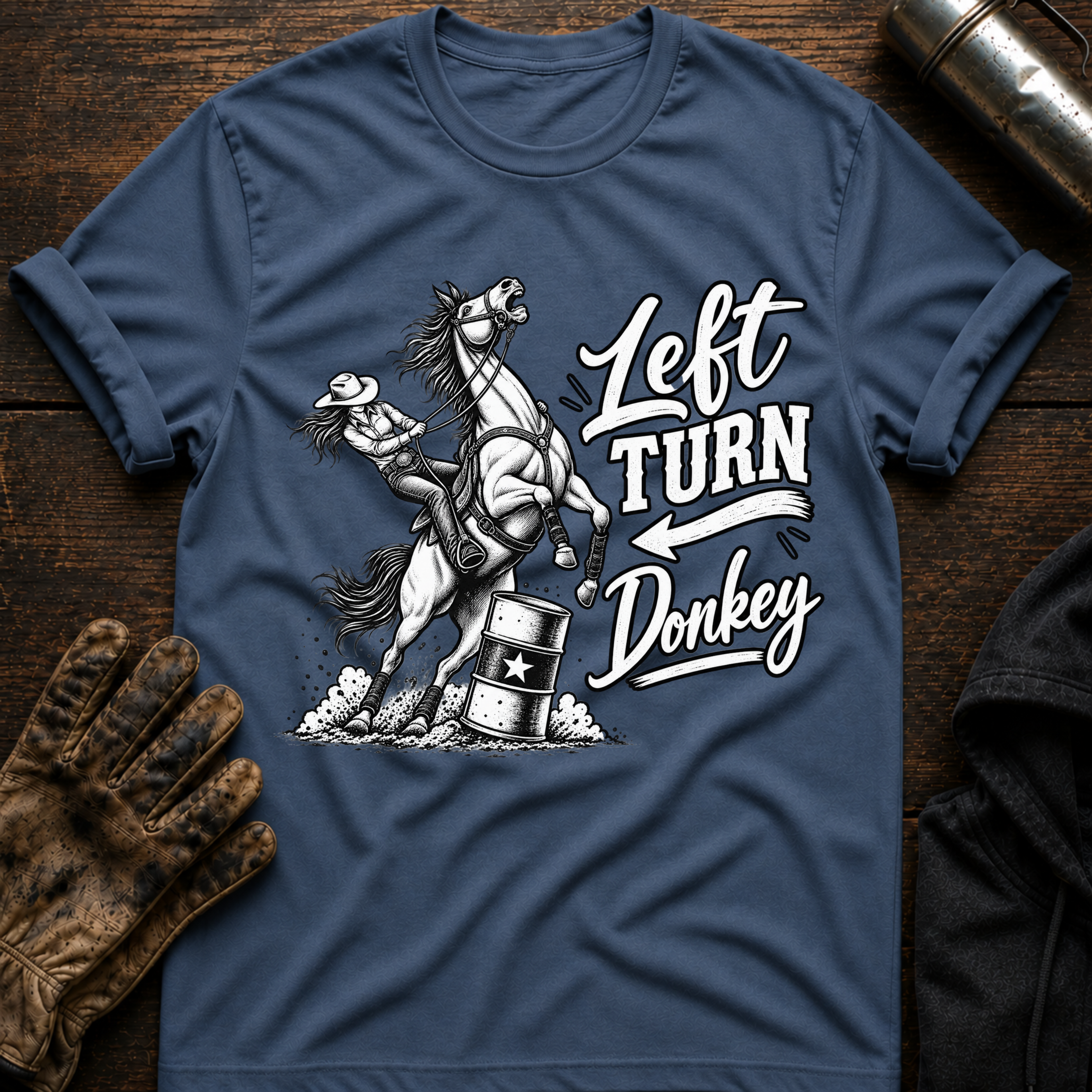 Left Turn Donkey T-Shirt