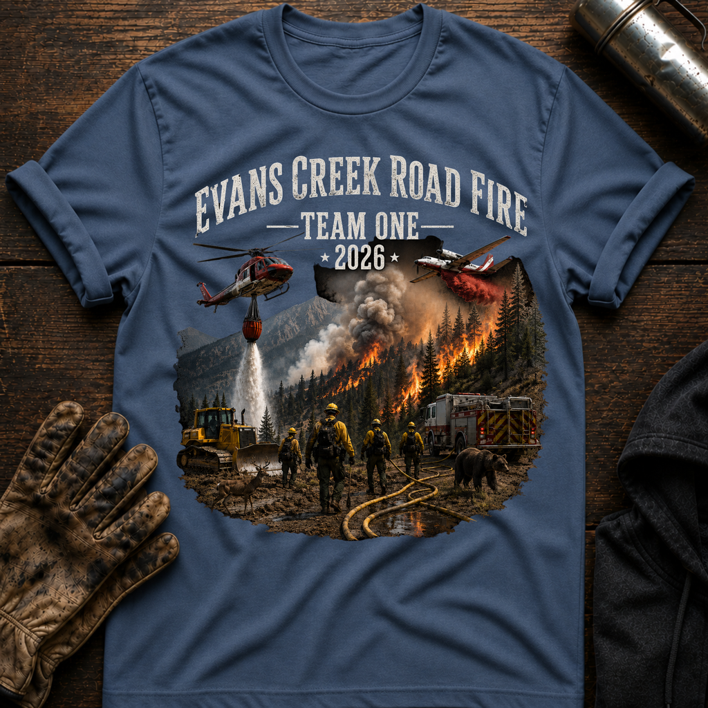 Evans Creek Road Fire T-Shirt