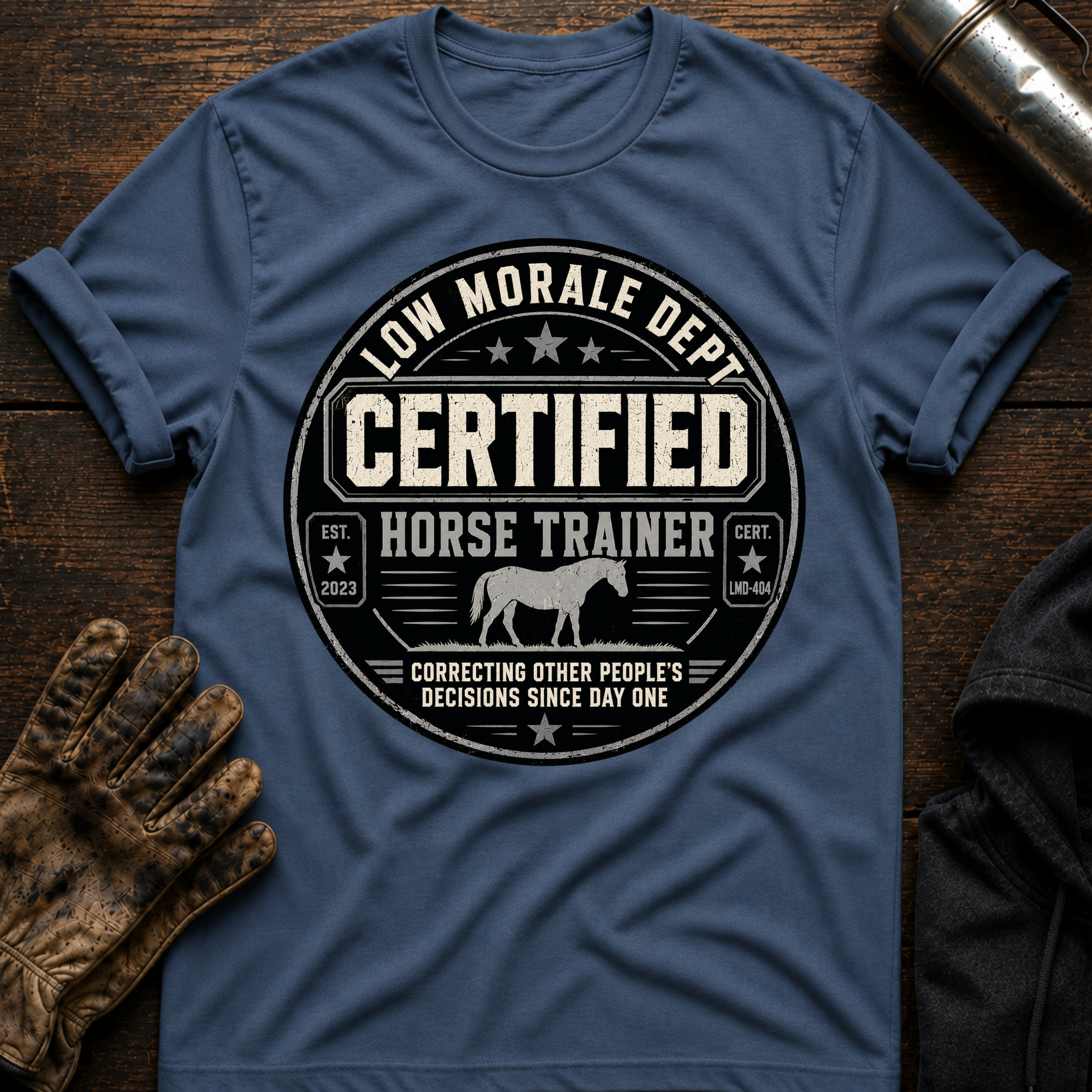 Horse Correcting Day T-Shirt