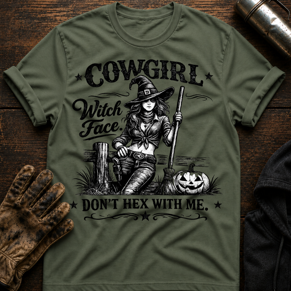 Cowgirl Witch Face T-Shirt