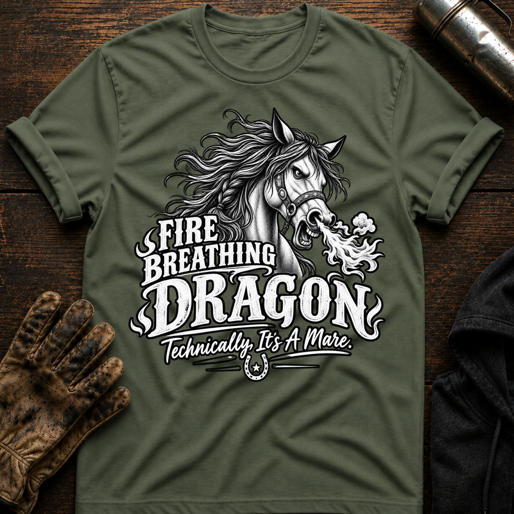 Fire Breathing Dragon T-Shirt
