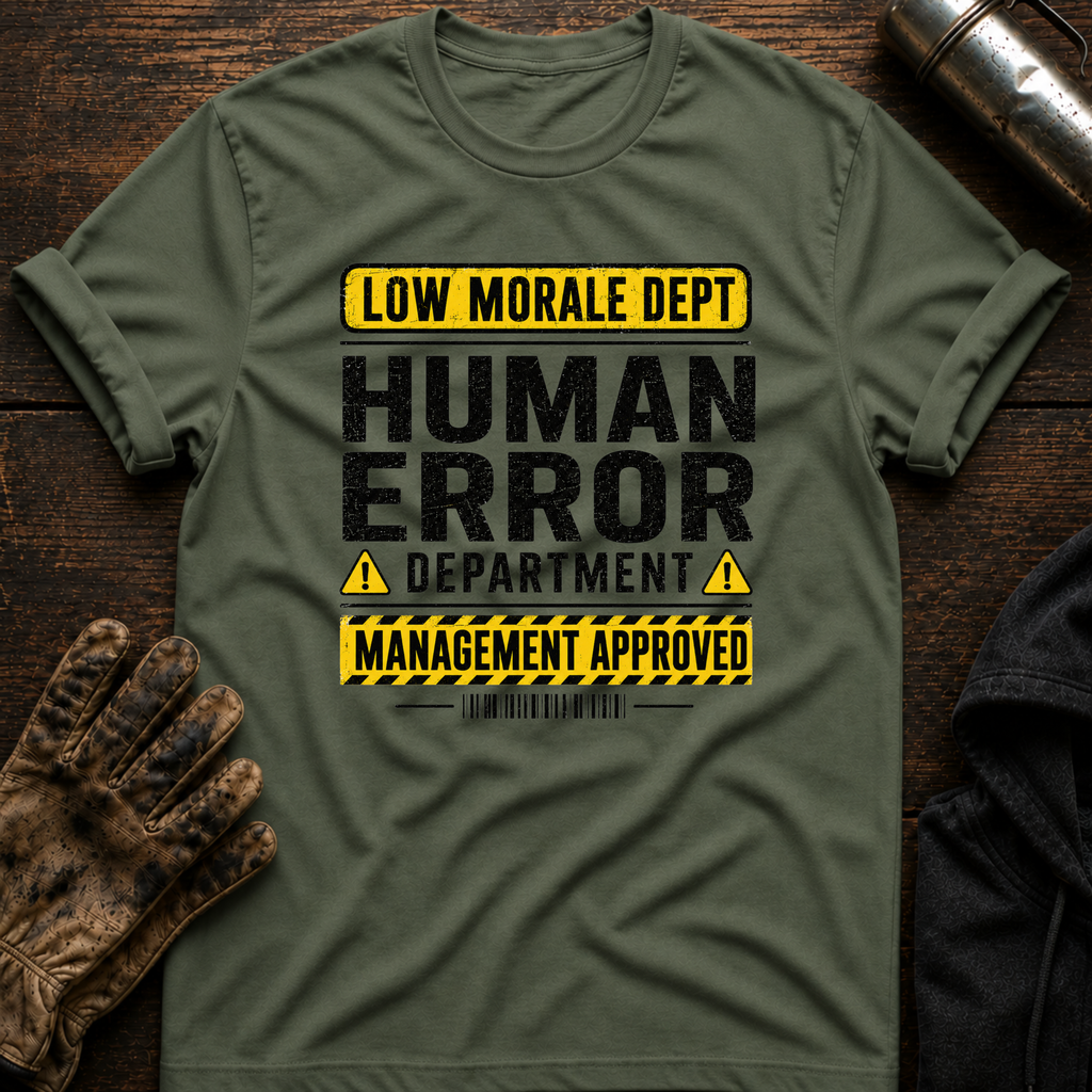 Human Error Department T-Shirt