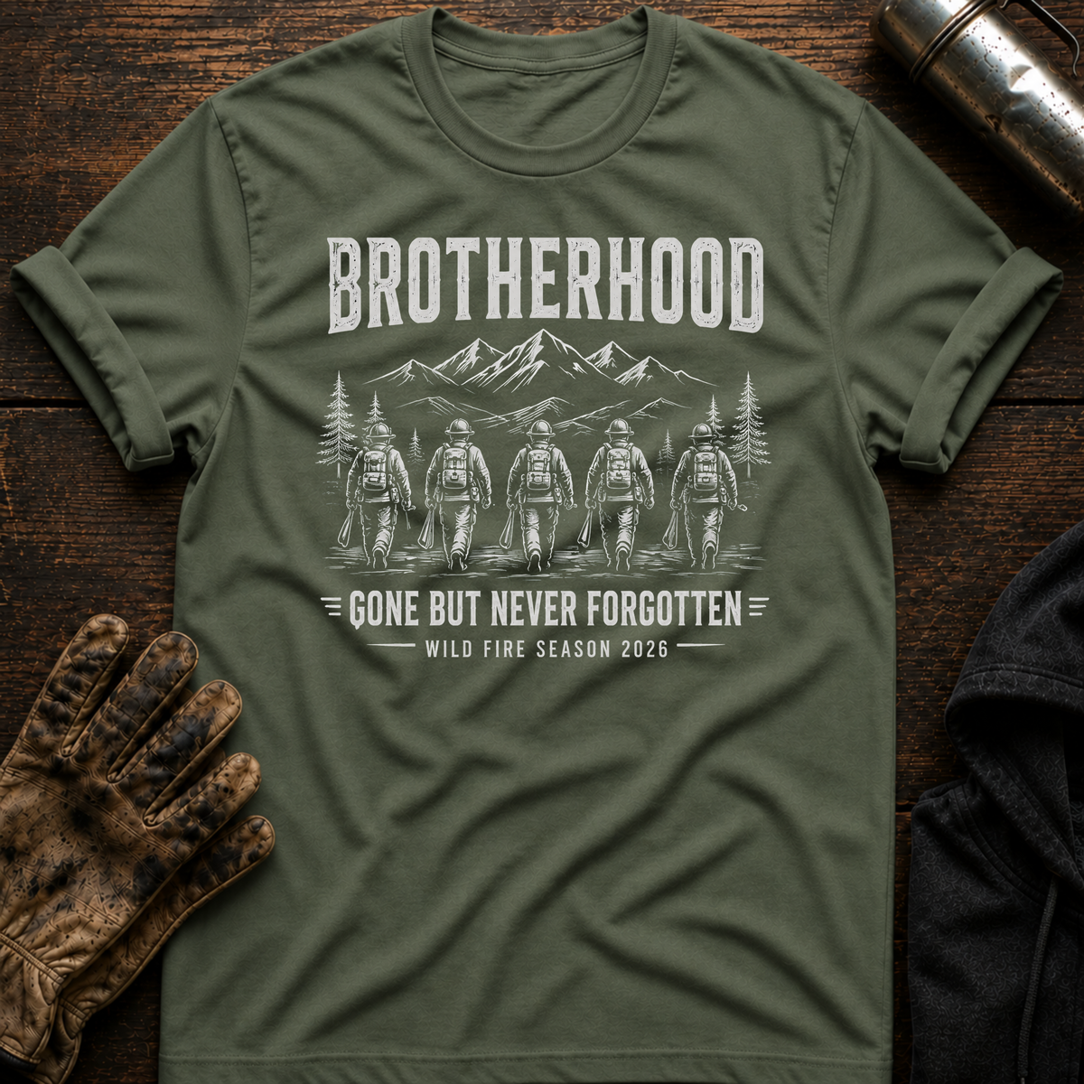 Fire Crew Never Forgotten T-Shirt