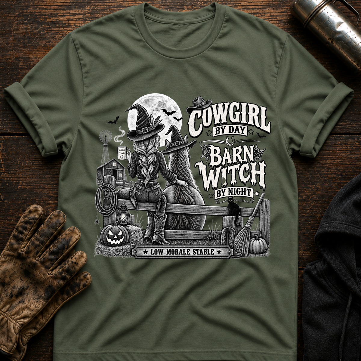Barn Witch By Night T-Shirt