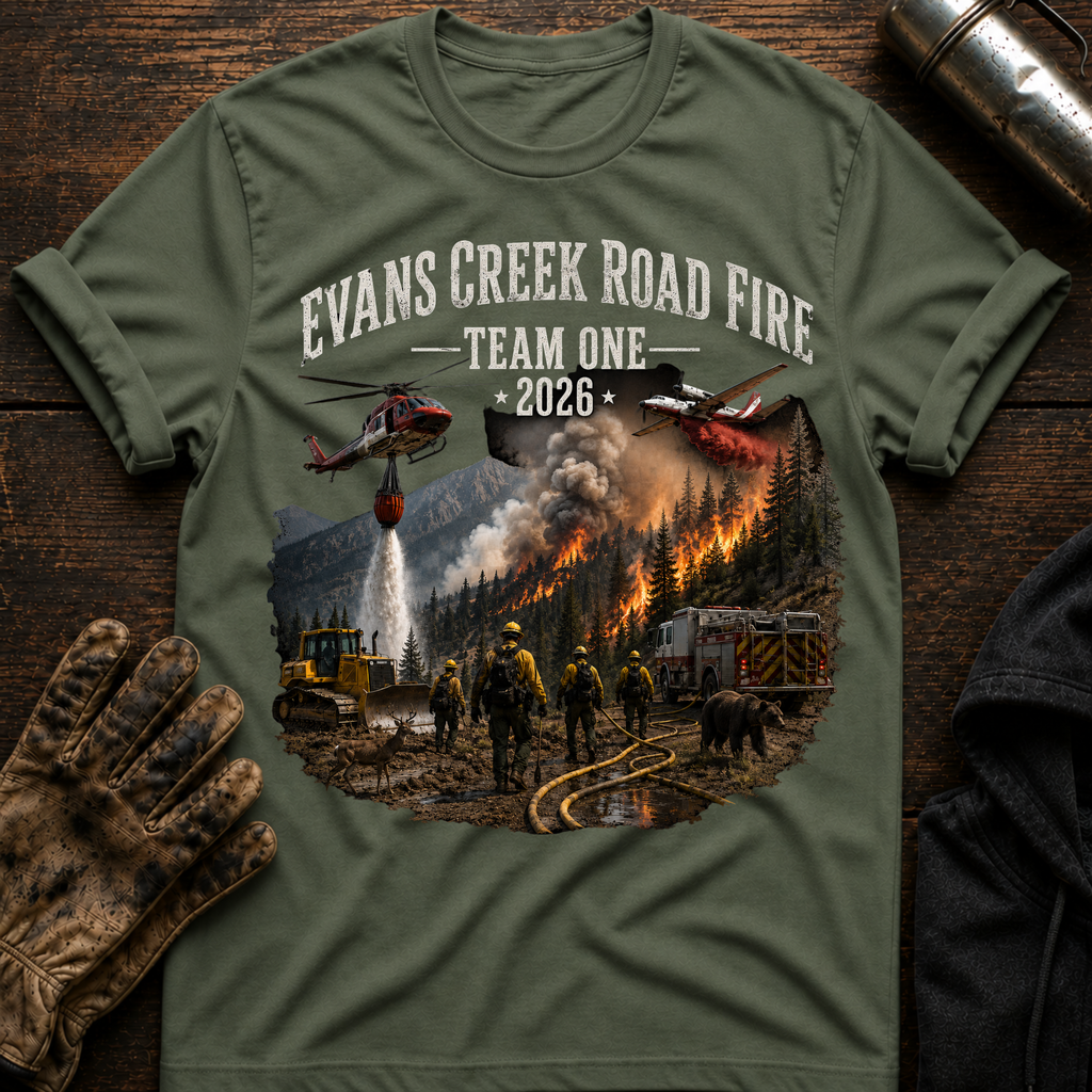 Evans Creek Road Fire T-Shirt