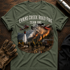 Evans Creek Road Fire T-Shirt