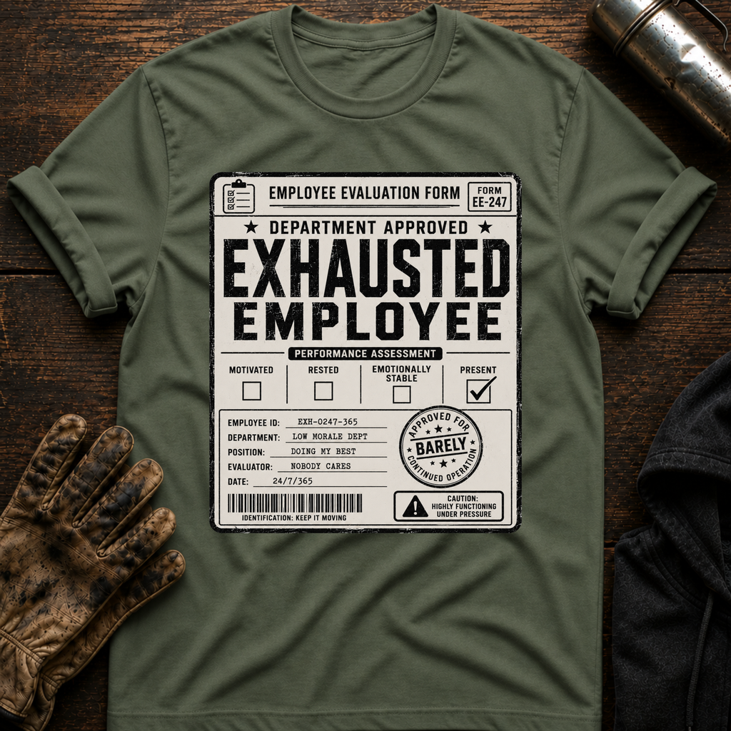 Exhausted Employee T-Shirt