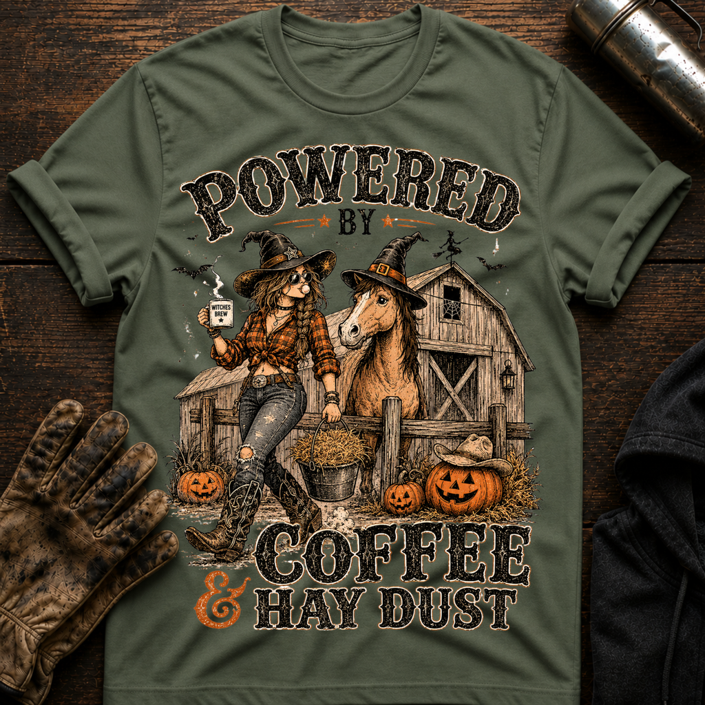 Powered By Hay Dust T-Shirt