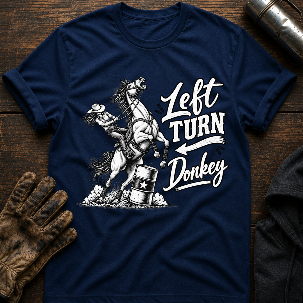 Left Turn Donkey T-Shirt
