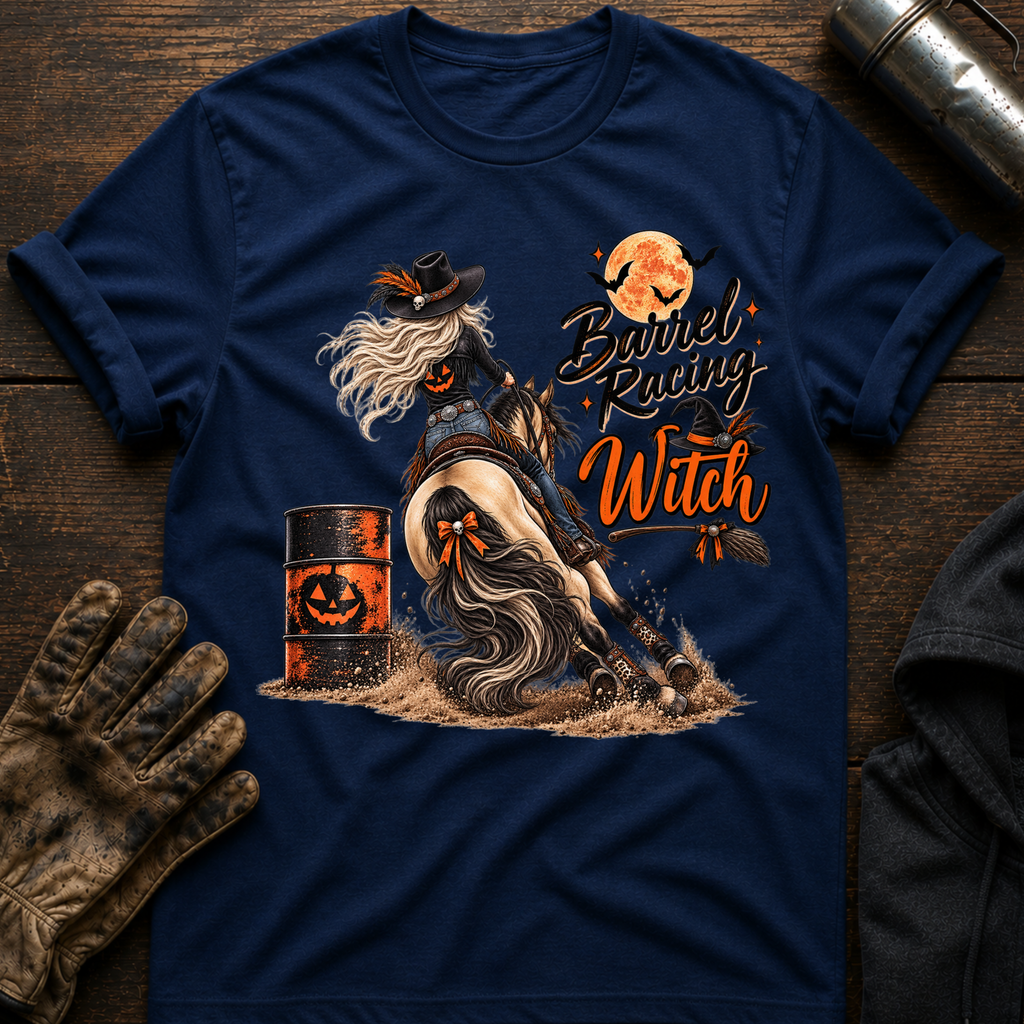 Barrel Racing Witch T-Shirt