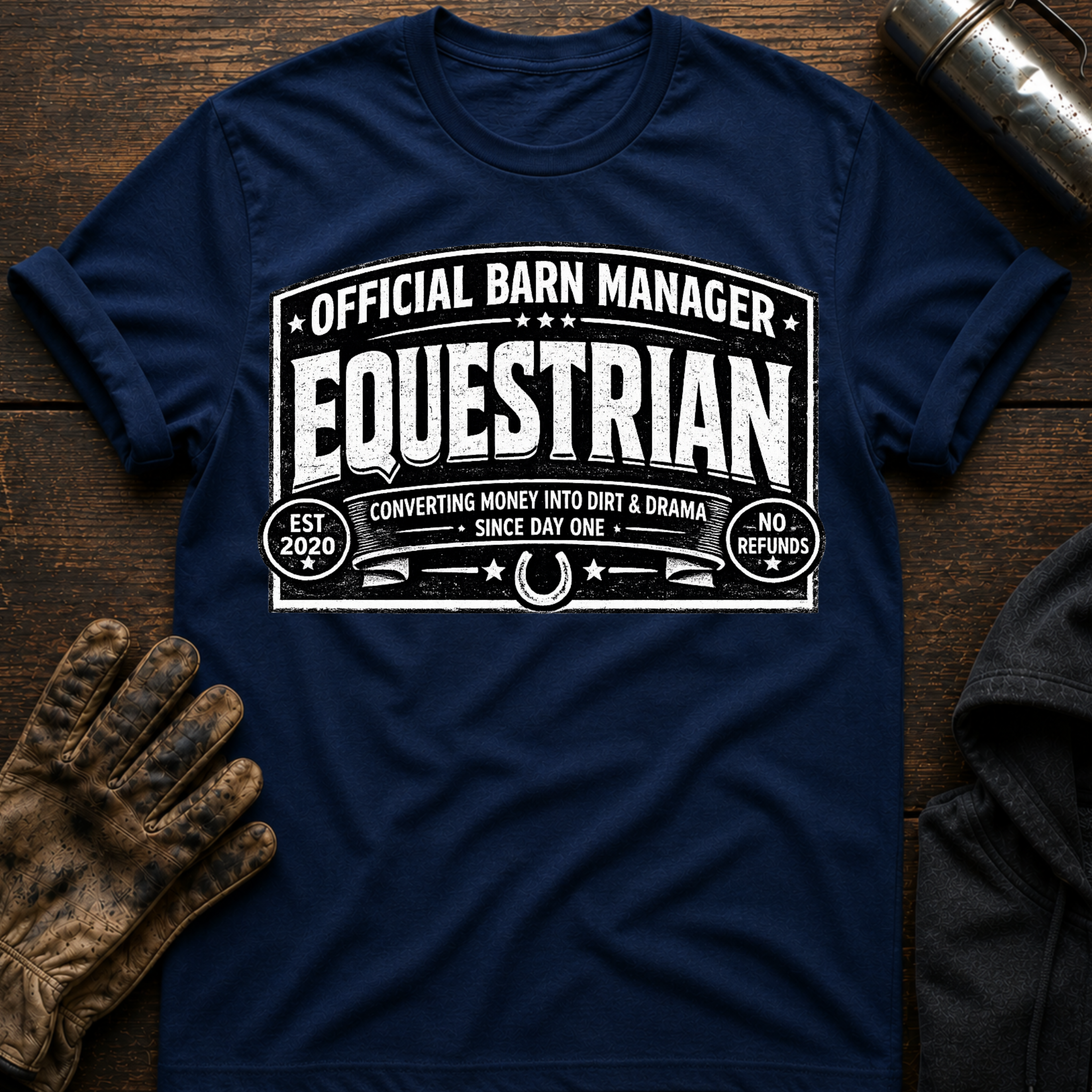 Barn Manager Dirt T-Shirt