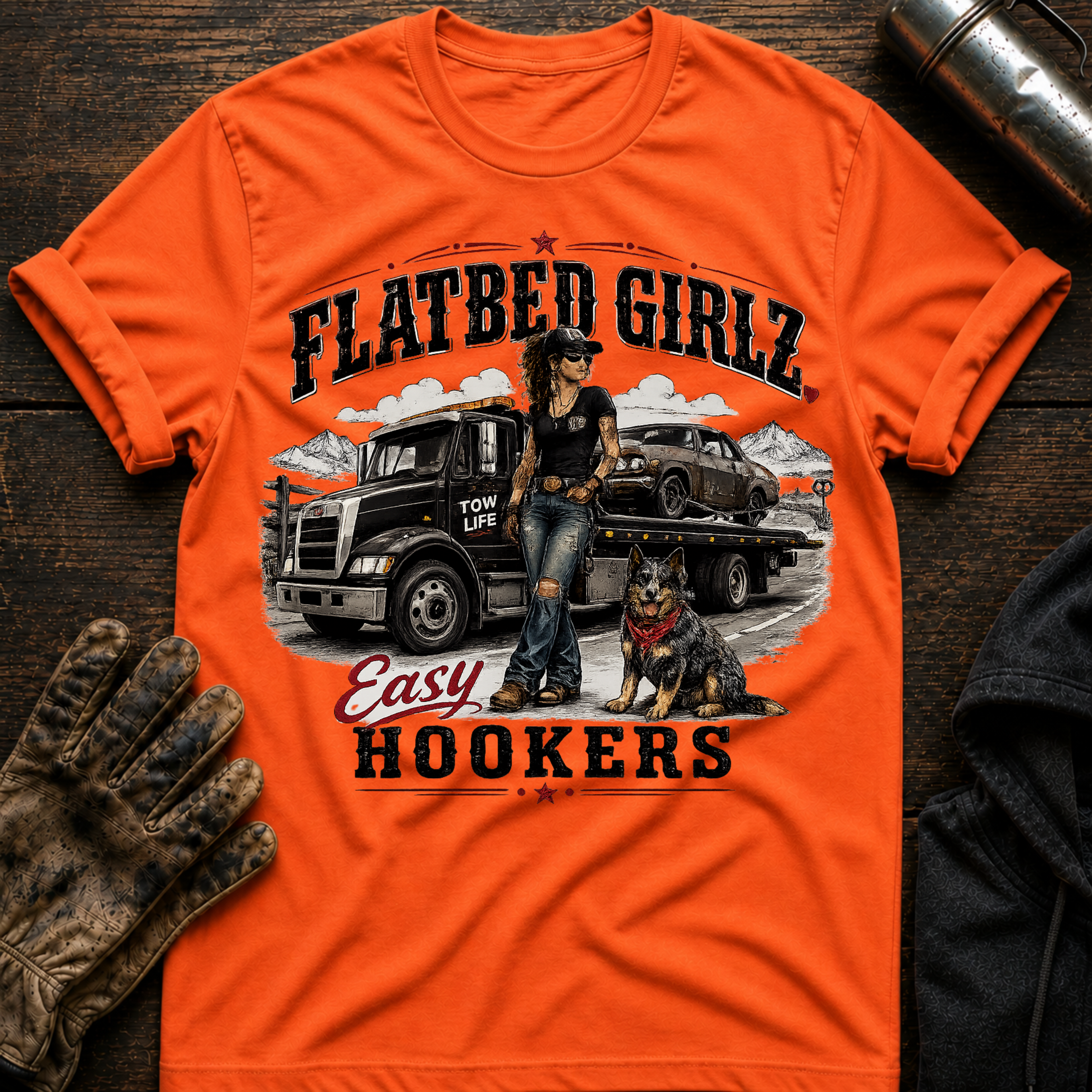 Flatbed Girlz Softstyle T-Shirt