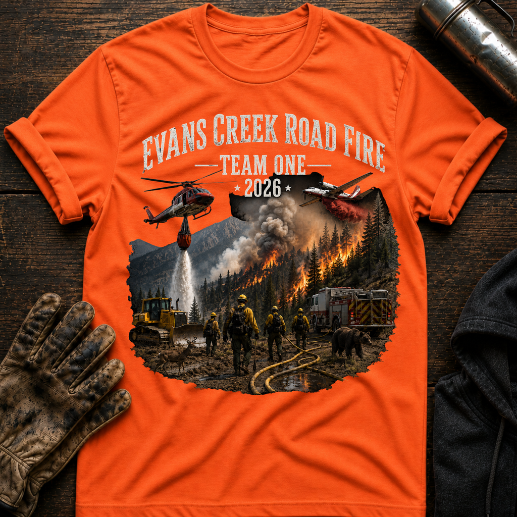 Evans Creek Road Fire T-Shirt