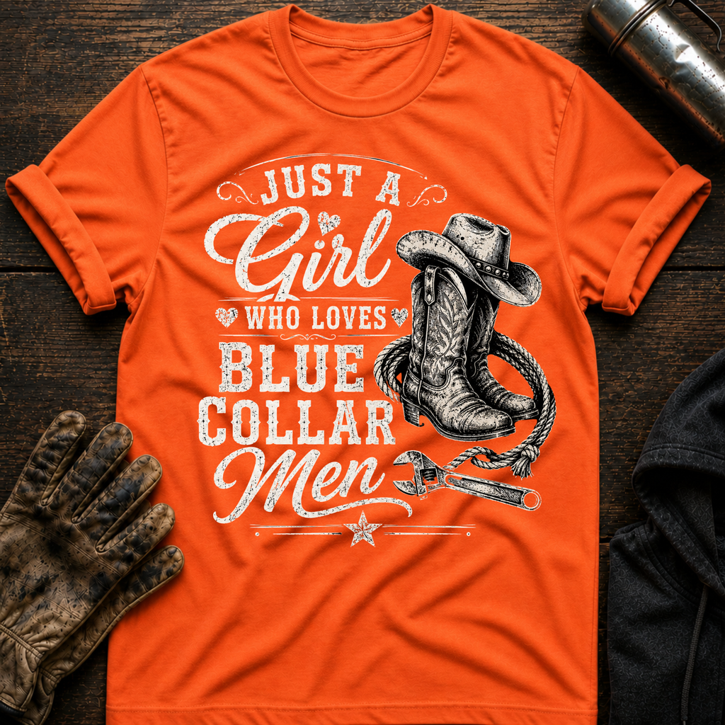 Loves Blue Collar T-Shirt
